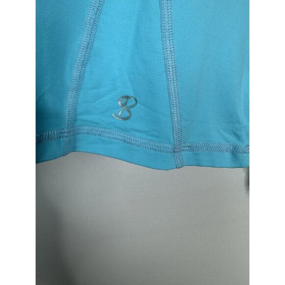 Sofibella Long Sleeve Blue Raglan Sleeve Long Sleeve Top Tennis Pickleball Golf - Picture 6 of 8